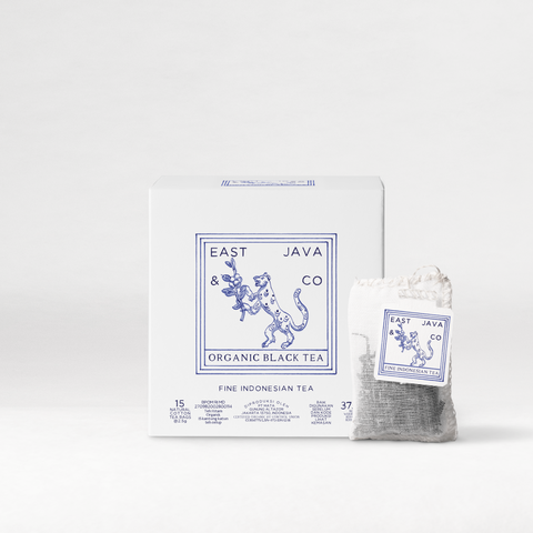 Organic Black Tea - 15x Cotton Tea Bags Cube
