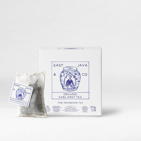 Organic Earl Grey - 15x Cotton Tea Bags Cube