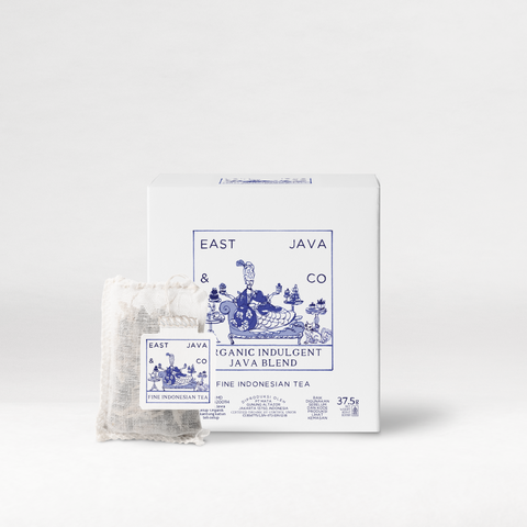 Organic Indulgent Java Blend - 15x Cotton Tea Bags Cube