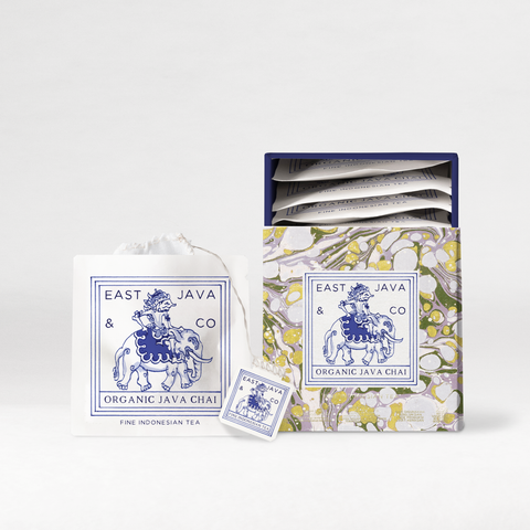 Organic Java Chai - 10x Cotton Tea Bags Gift Box