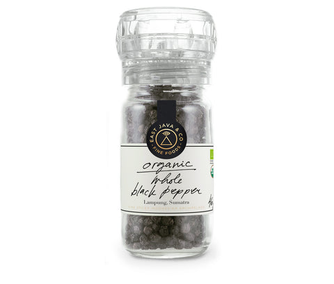 Organic Whole Black Pepper Mill