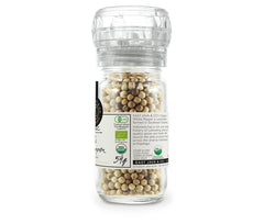 Organic Whole White Pepper Mill