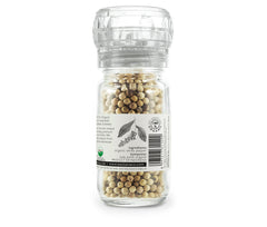 Organic Whole White Pepper Mill